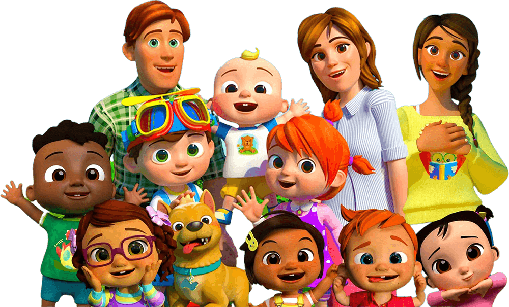 Cocomelon Family PNG HP image for Free Download