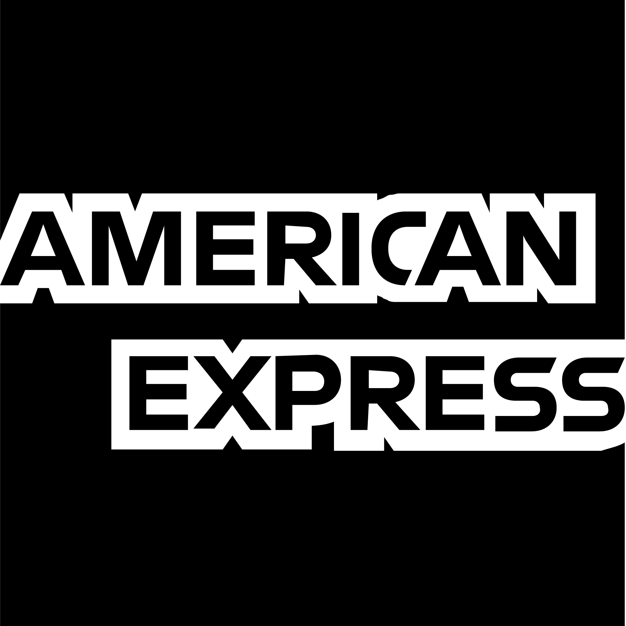 american express logo black and white