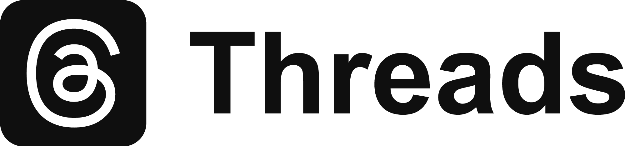 Threads Logo With Text