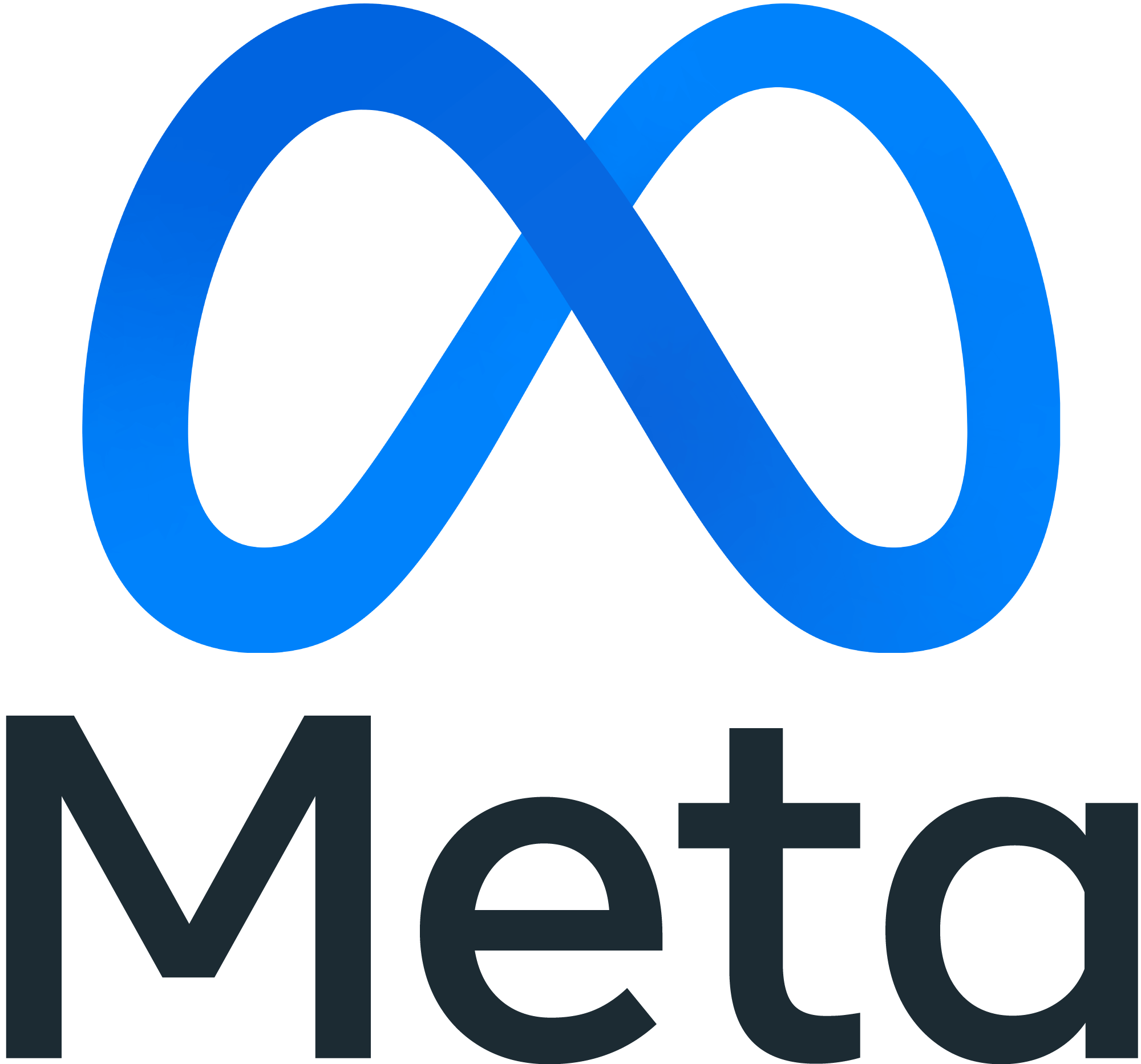 Meta Logo With Text