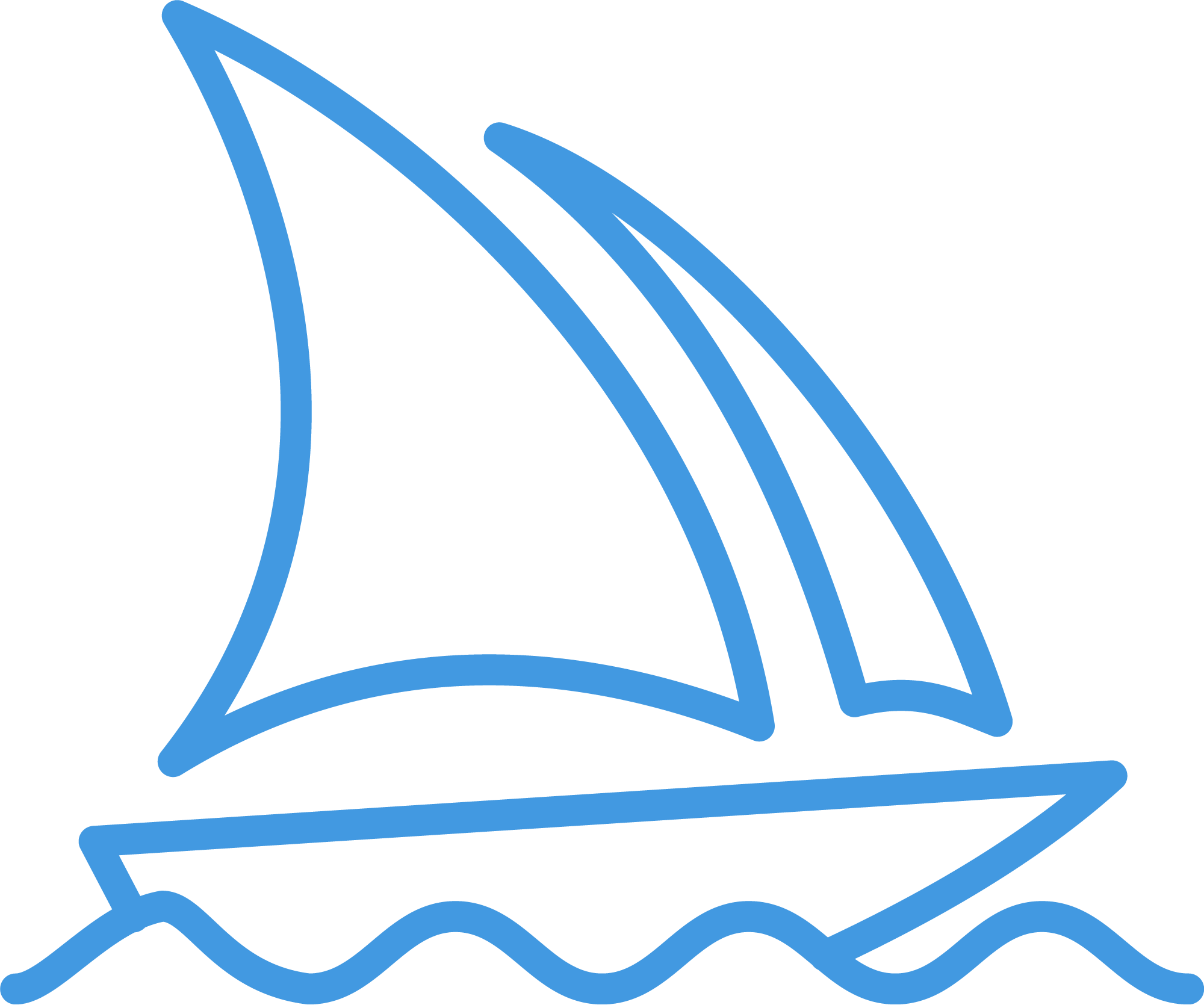 Blue MidJourney Logo