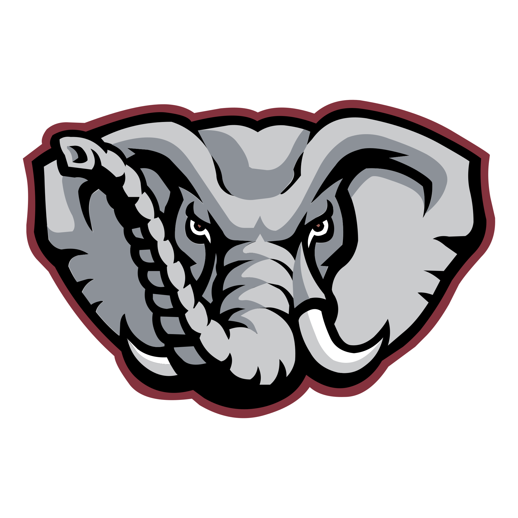 Alabama Crimson Tide Icon Elephant