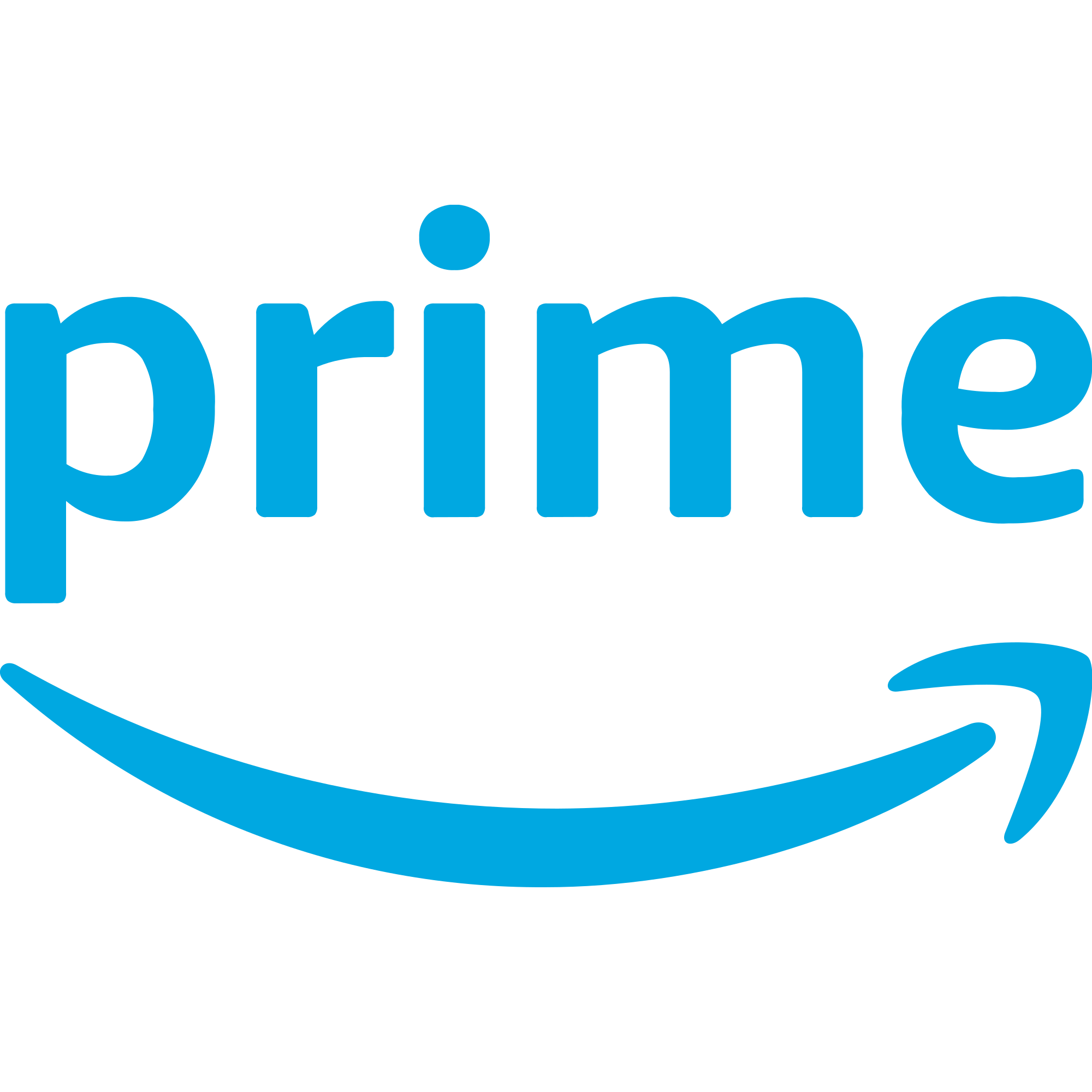 Amazon Prime Logo Blue