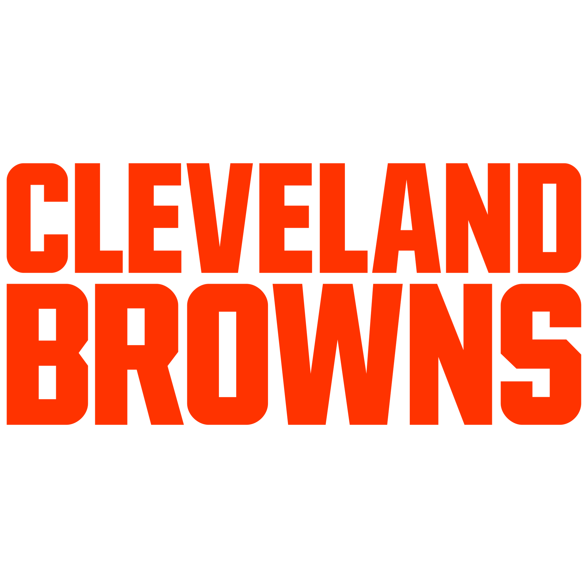 Cleveland Browns Logo Wordmark