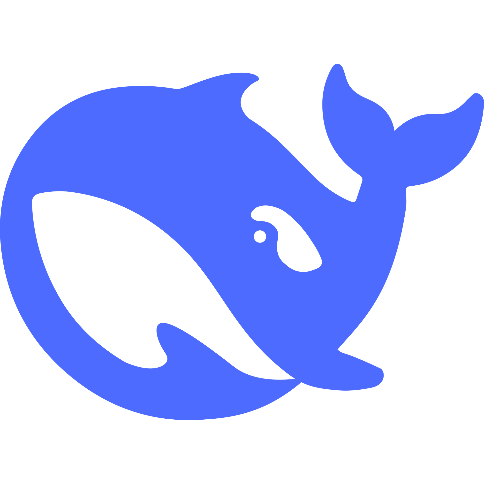 DeepSeek Logo Whale 