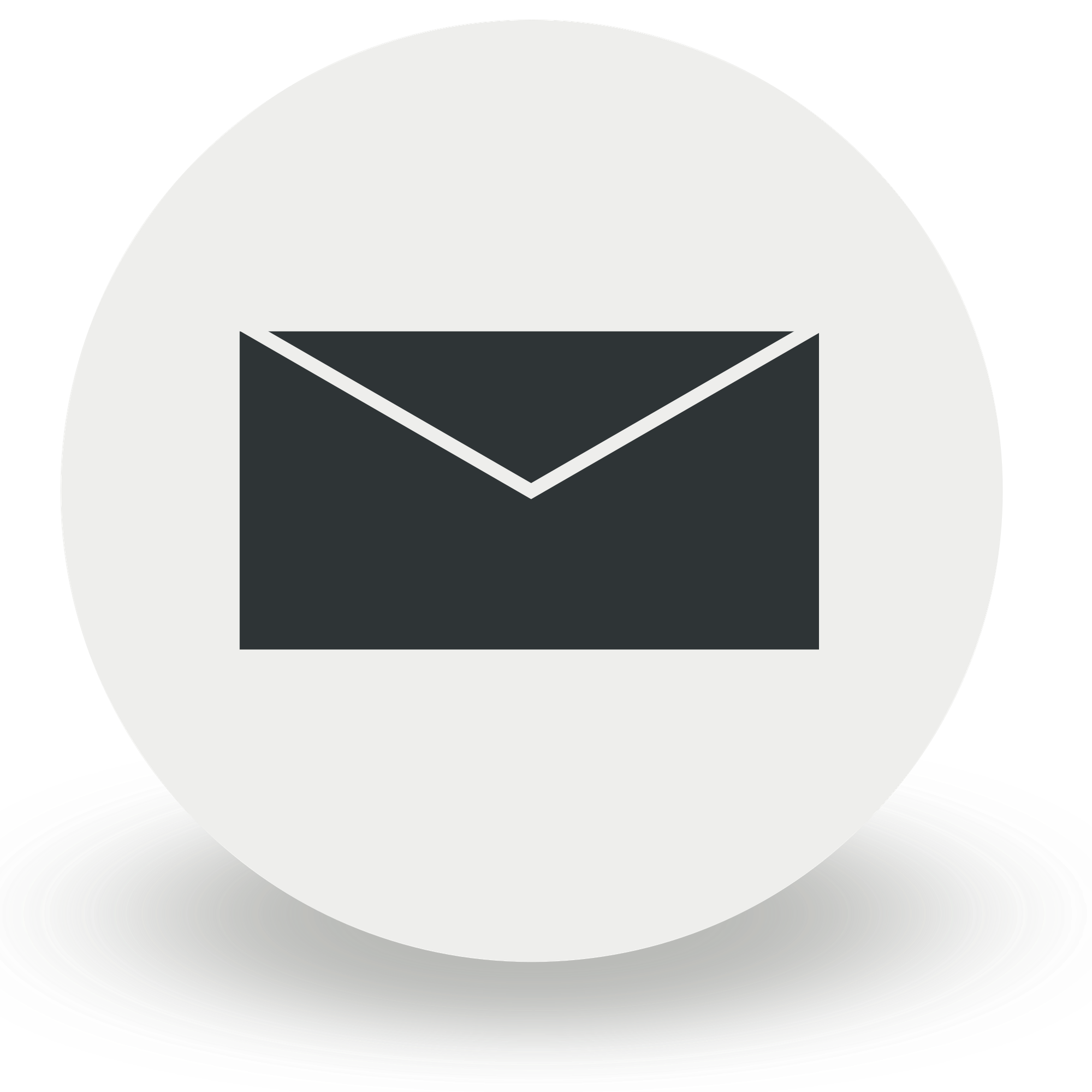 Email Black Circle