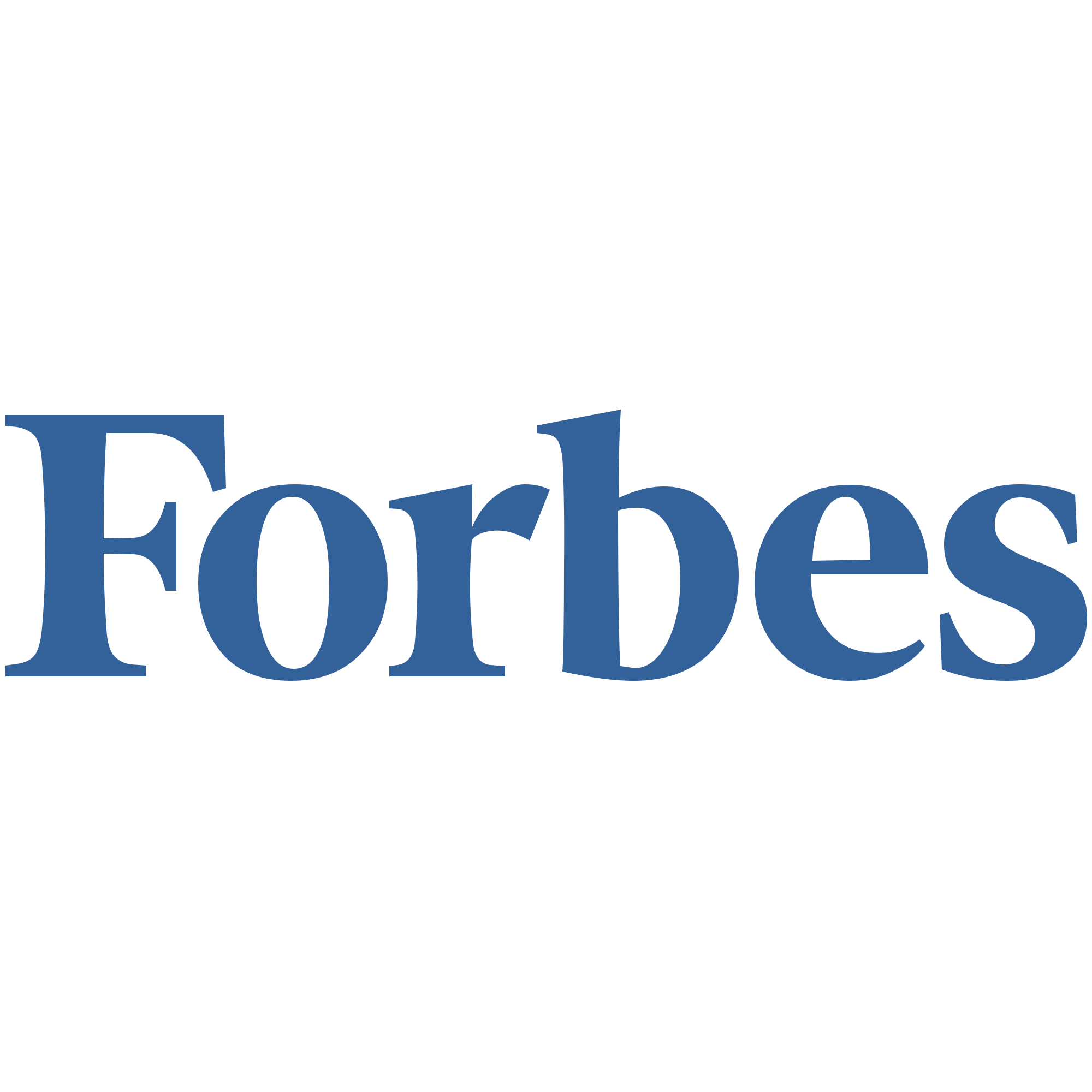 Forbes Logo Blue