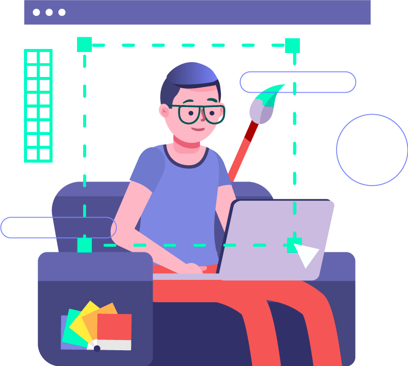 Illustration of designing on FreePNGLogo