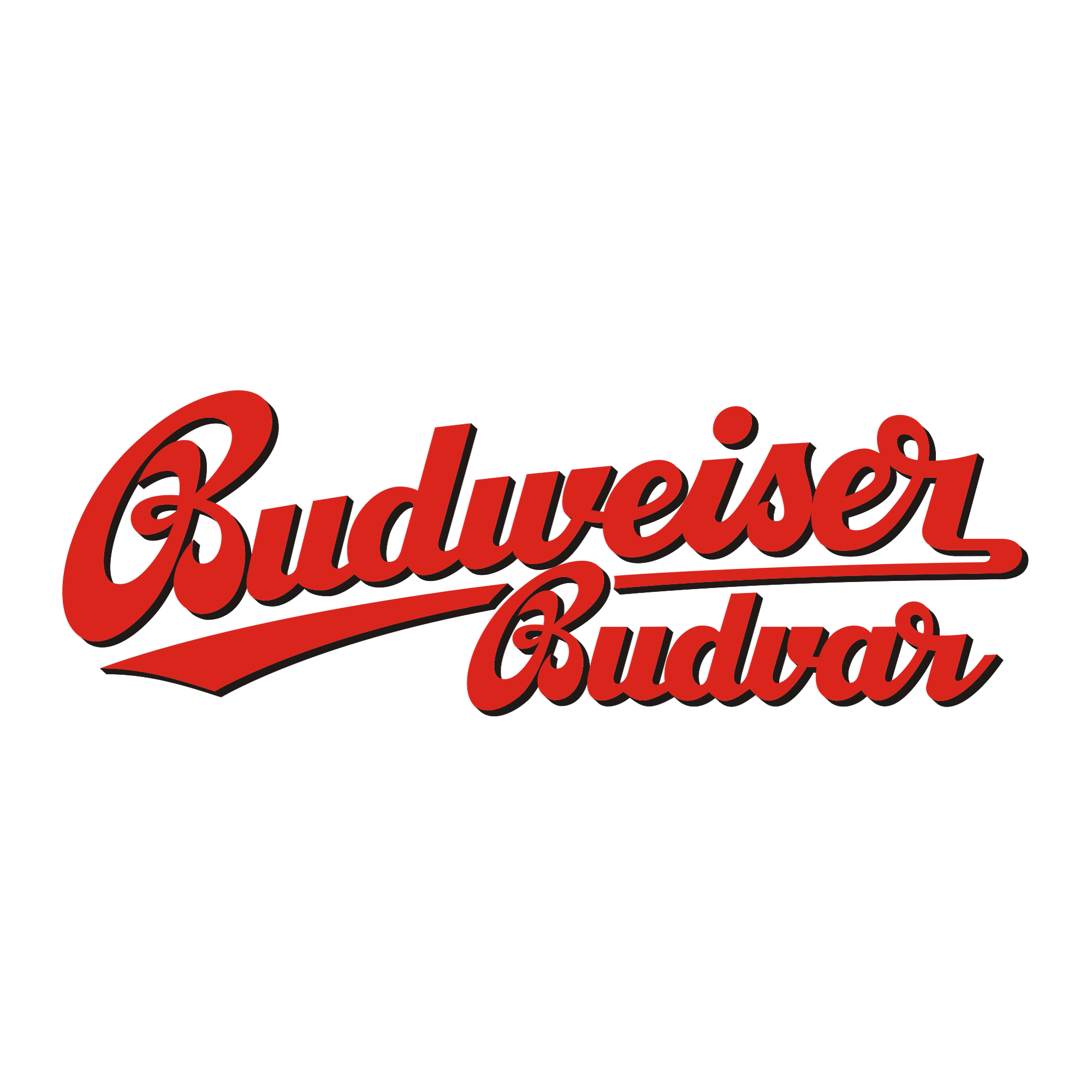 Budweiser Logo Black with Icon image for Free Download