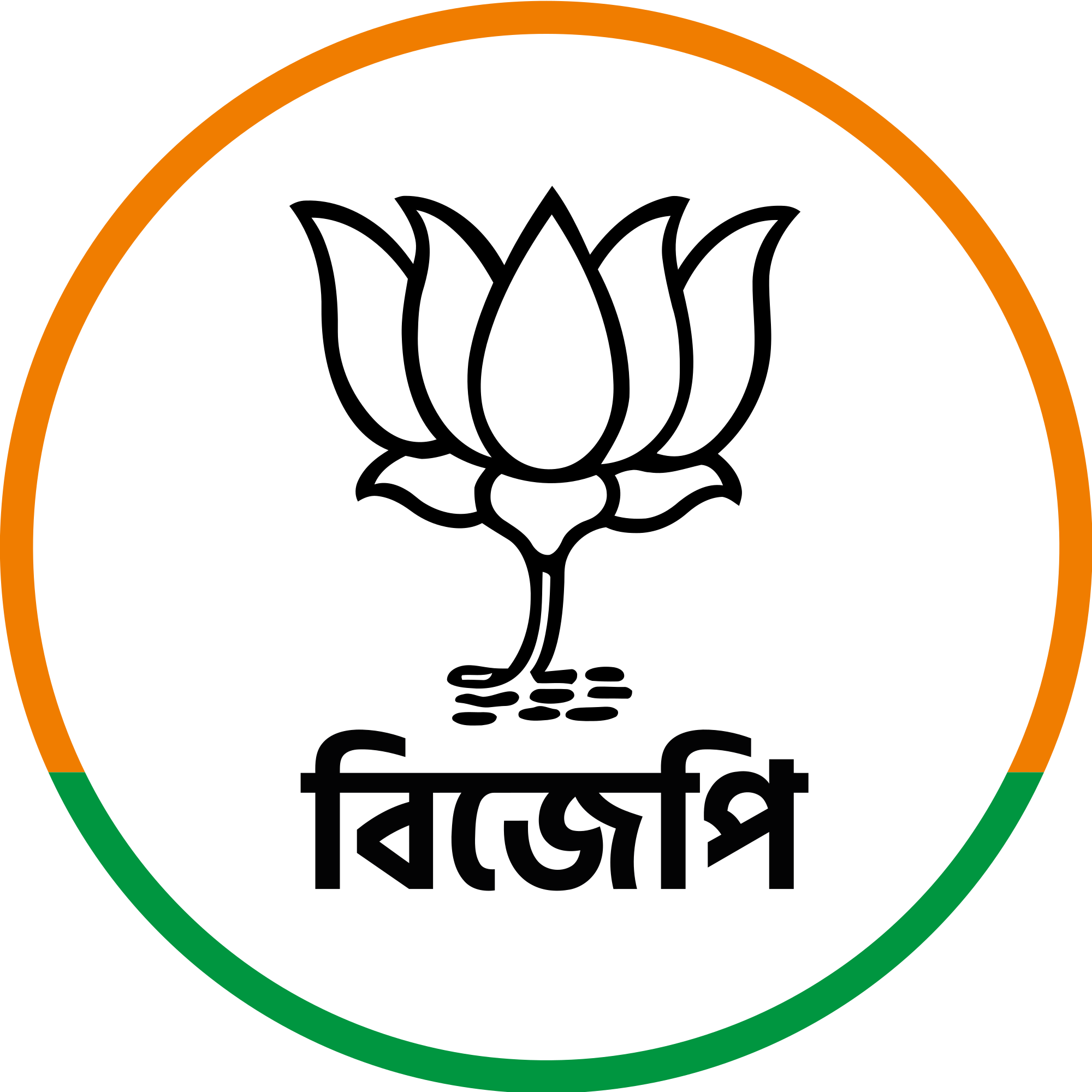 Logo of the West Bengal state unit of Bharatiya Janata Party