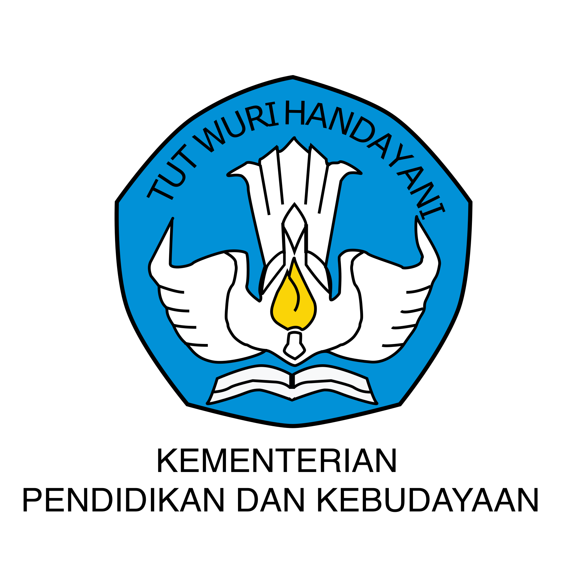 Tut Wuri Handayani Logo with Text PNG