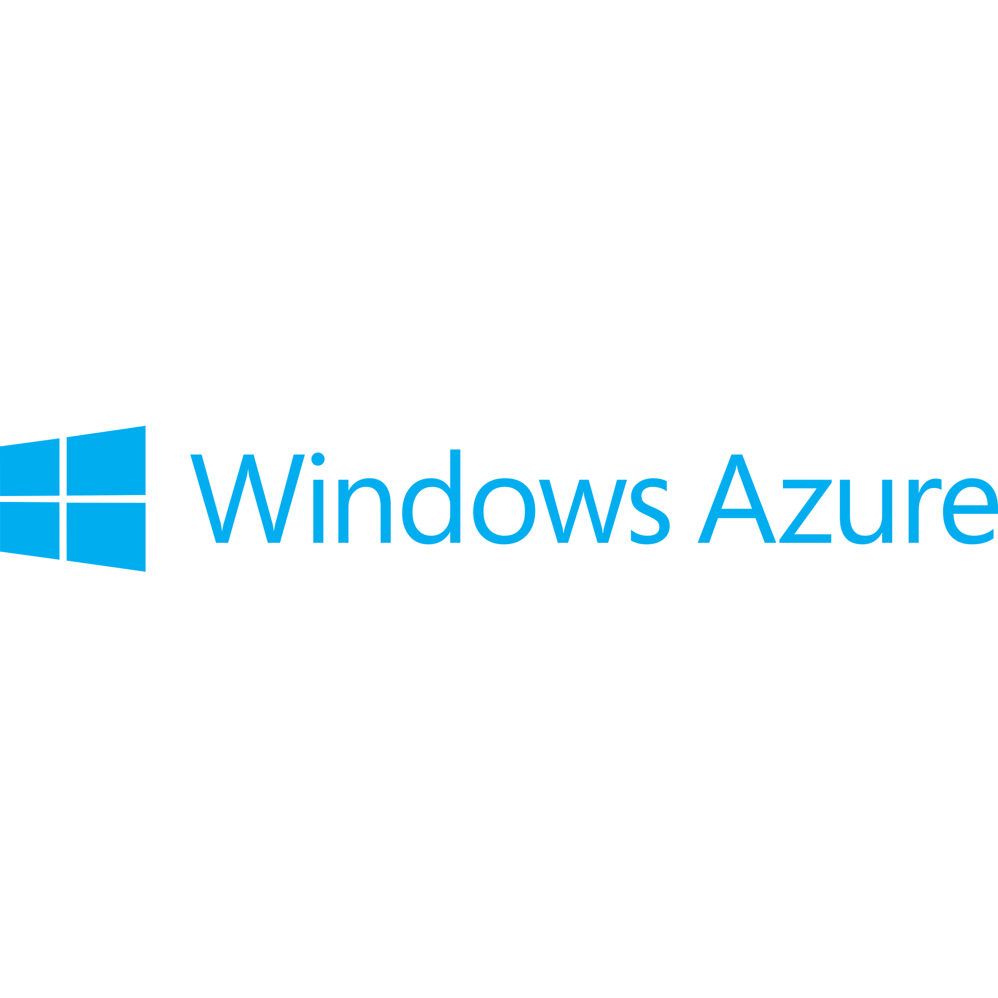 Windows Azure logo and Wordmark 2012